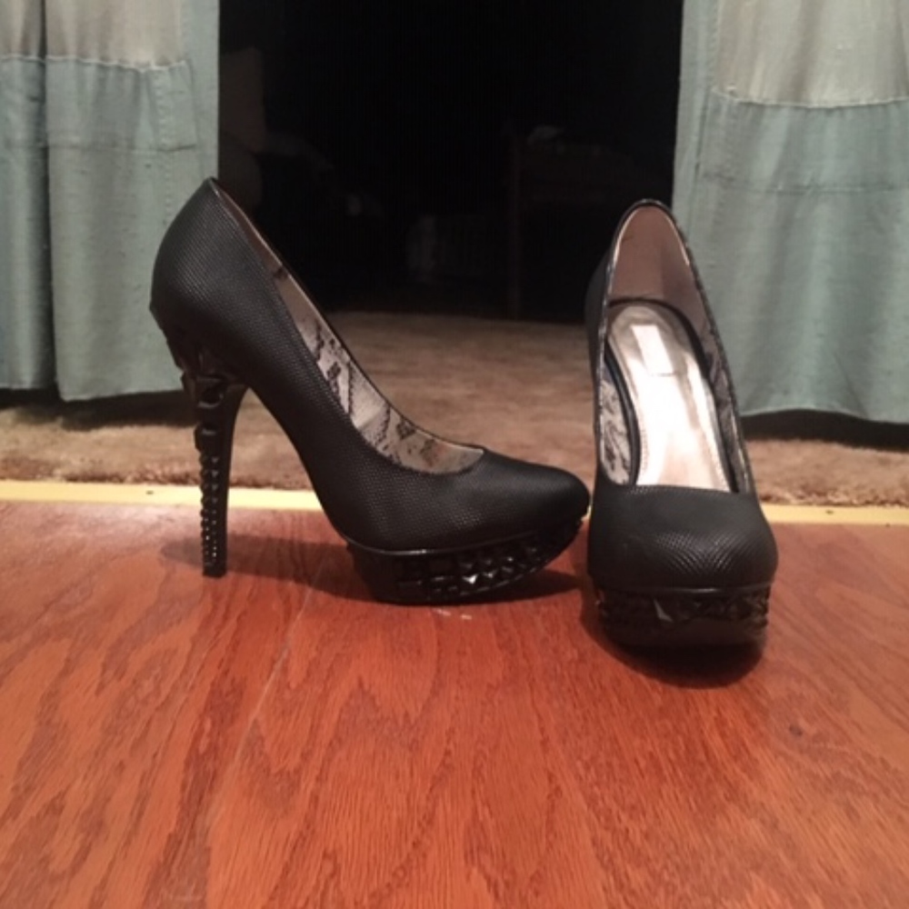 Black Platform Heels